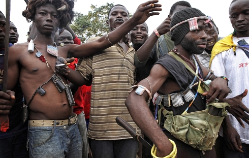 Dans les rues de Bangui, les convois de musulmans se faisaient attaquer par des groupes d'autodfense